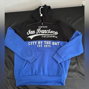 vintage Black and Blue San Francisco hoodie